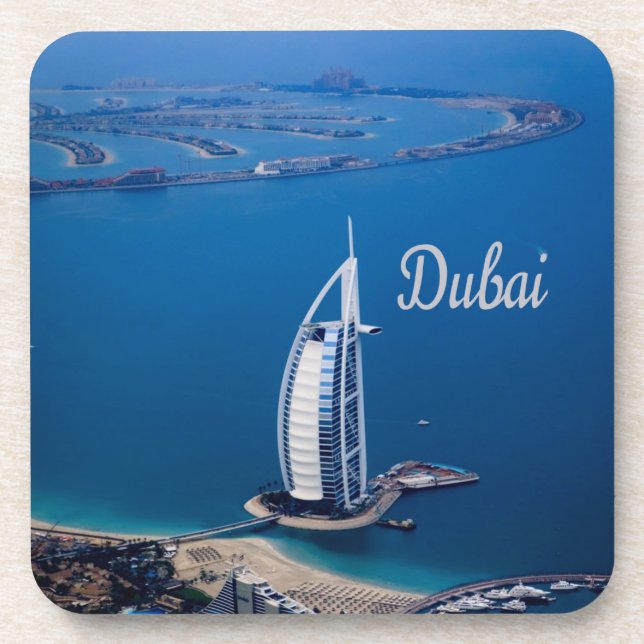 Dubai UAE Burj Al Arab Beverage Coaster (Front)