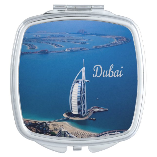 Dubai UAE Burj Al Arab Compact Mirror (Front)