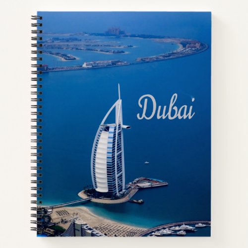 Dubai UAE Burj Al Arab Notebook