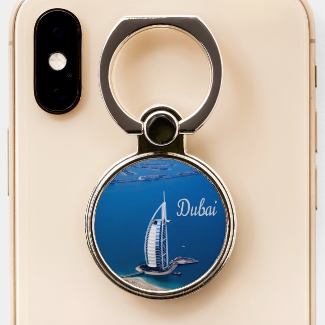 Dubai UAE Burj Al Arab Phone Ring Stand (Close Up)