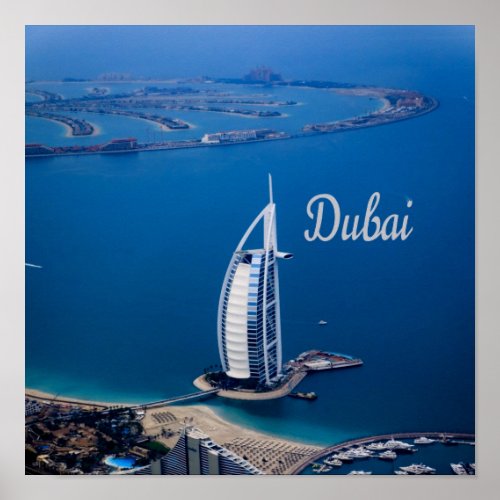 Dubai UAE Burj Al Arab Poster