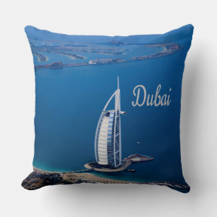 Dubai UAE Burj Al Arab Throw Pillow