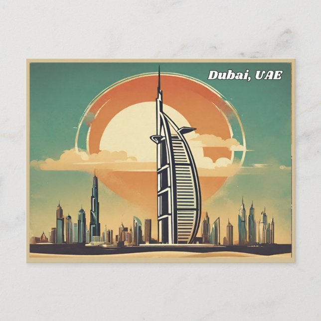 Dubai UAE Postcard (Front)