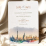 Dubai UAE Save The Date Destination Invitation