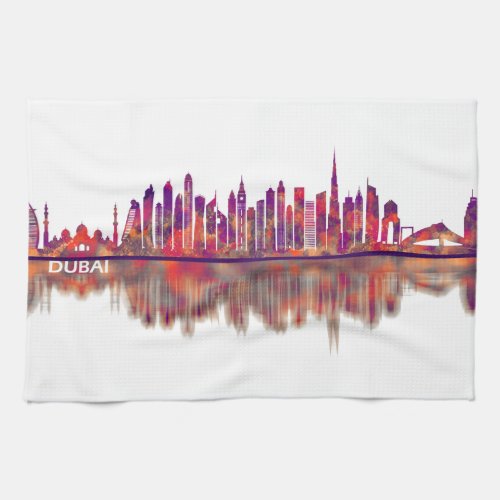 Dubai UAE Skyline Kitchen Towel
