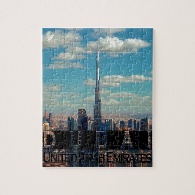 Dubai UAE Souvenir Jigsaw Puzzle (Vertical)