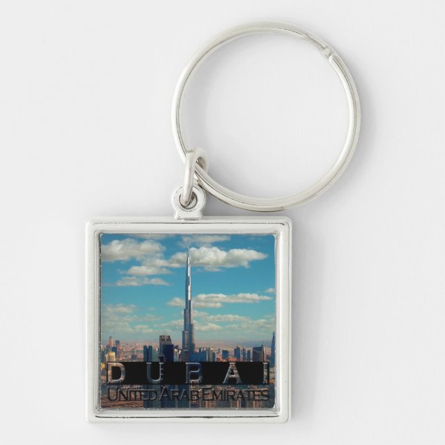 Dubai UAE Souvenir Keychain (Front)