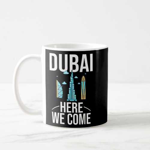 Dubai United Arab Emirates Uae City Trip Skyline M Coffee Mug