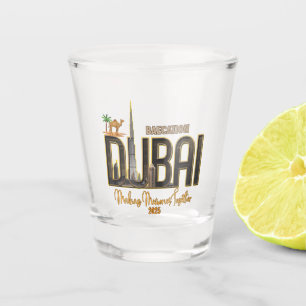 Dubai Vacation Capture the Magic of Your Adventure Shot Glass