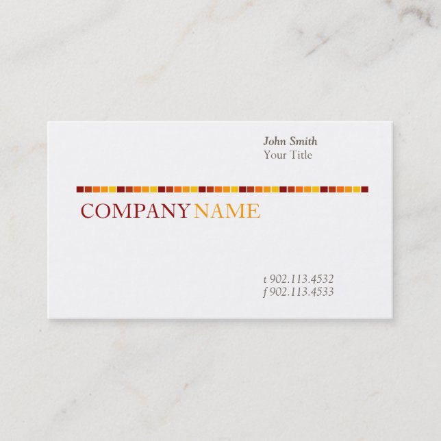 Dubai vii business card (Front)