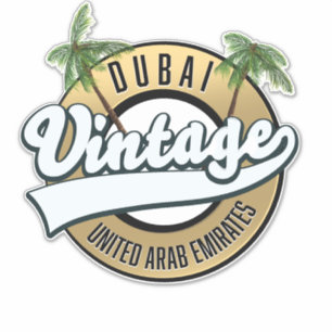 Dubai Vintage United Arab emirates Sticker
