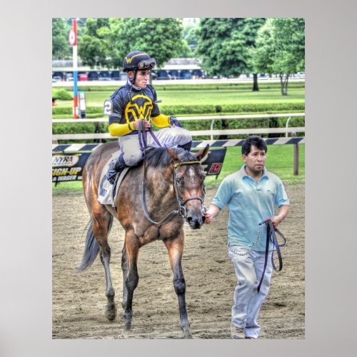 Dubai World Cup winning  jockey Joel  Rosario Poster