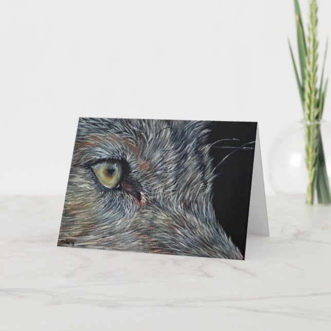 Dubbele kaart wolf card (Front)