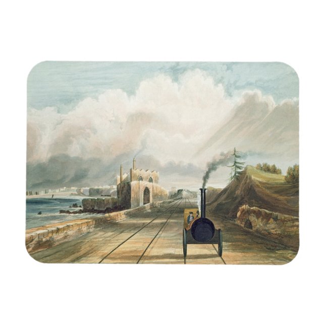 Dublin and Kingstown Railway: From the Footbridge Magnet (Horizontal)