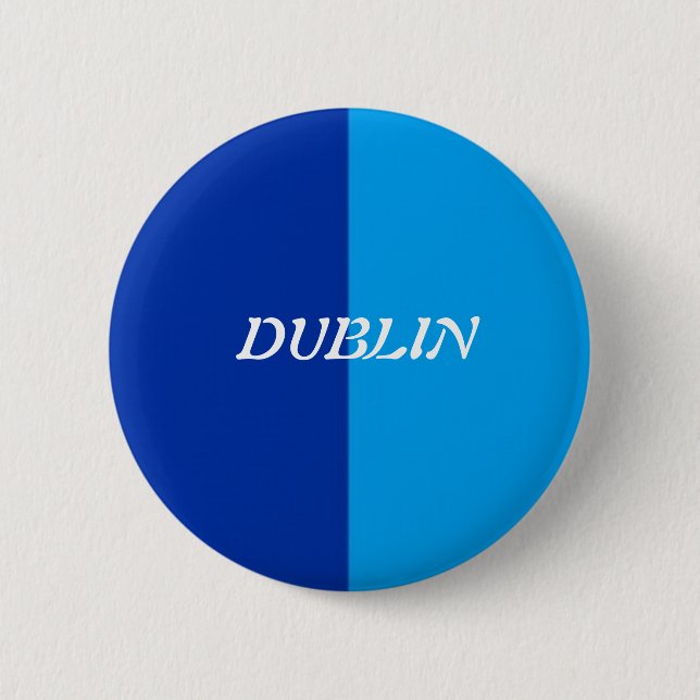 Dublin Badge Pinback Button (Front)