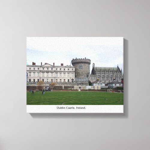 Dublin Castle Ireland Canvas Print