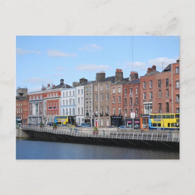Dublin Center on the Liffey Postcard (Front)