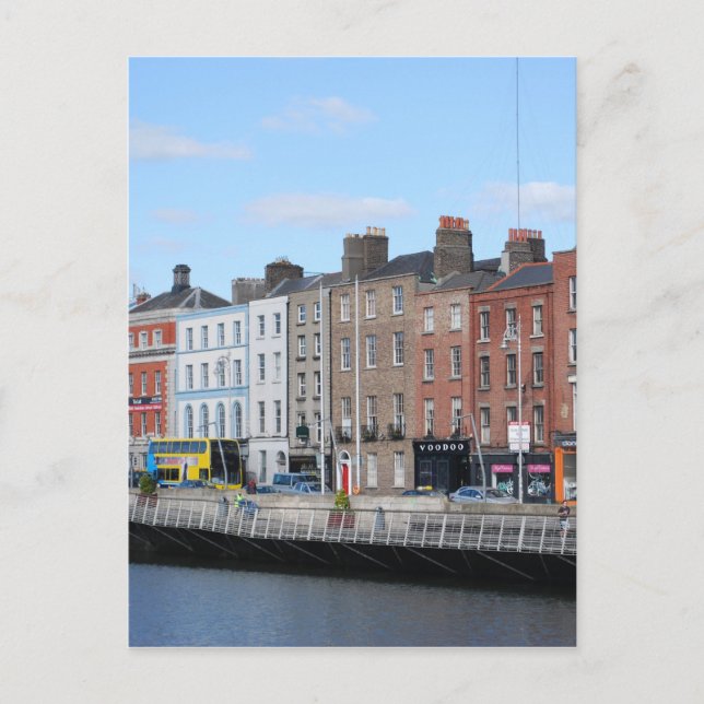Dublin Center on the Liffey Postcard (Front)