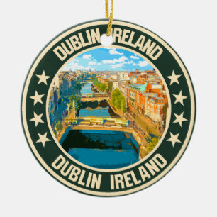 Dublin ceramic ornament