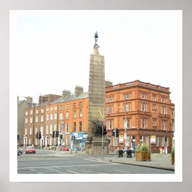 Dublin city Ireland, Parnell Monument Poster (Front)