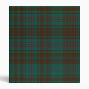 Dublin County Irish Tartan 3 Ring Binder