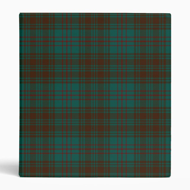 Dublin County Irish Tartan 3 Ring Binder (Front)