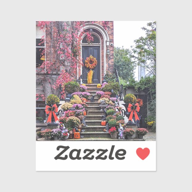 Dublin Door Autumn Sticker (Sheet)