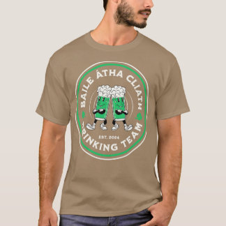 Dublin Drinking Team 2024 Irish Beer Lovers St Pad T-Shirt
