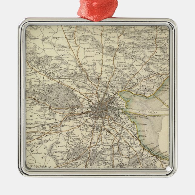 Dublin environments metal ornament (Front)