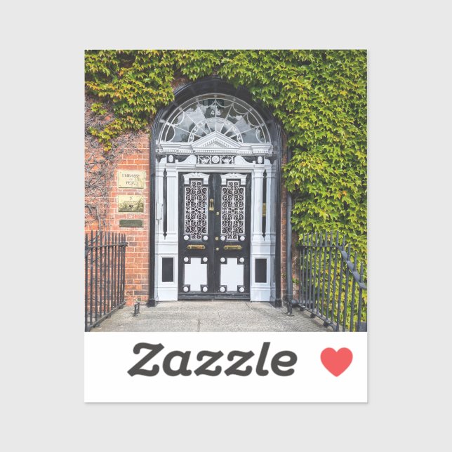 Dublin Georgian Door Sticker (Sheet)