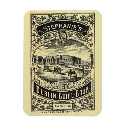 Dublin Guide Book Personalized Magnet