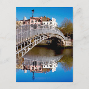 Dublin Halfpenny Bridge Postcard