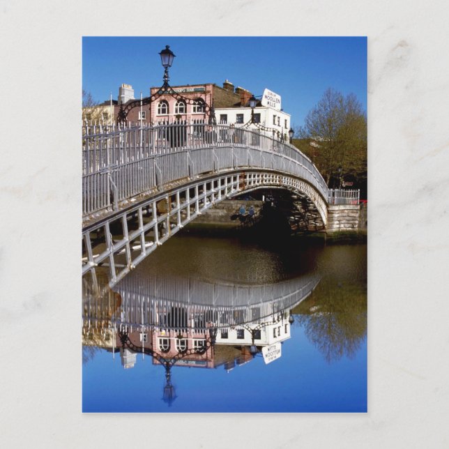 Dublin Halfpenny Bridge Postcard (Front)