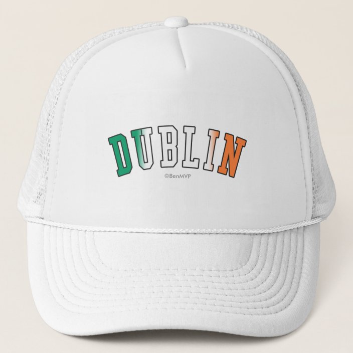 Dublin in Ireland National Flag Colors Hat