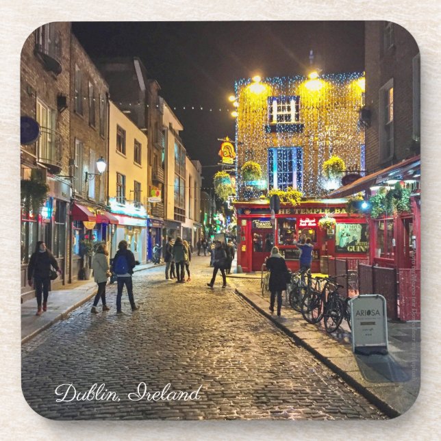 Dublin, Ireland, Beverage Coaster (Front)