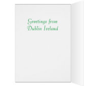 Dublin Ireland Card (Inside (Left))