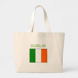 Dublin Ireland Celtic Large Tote Bag