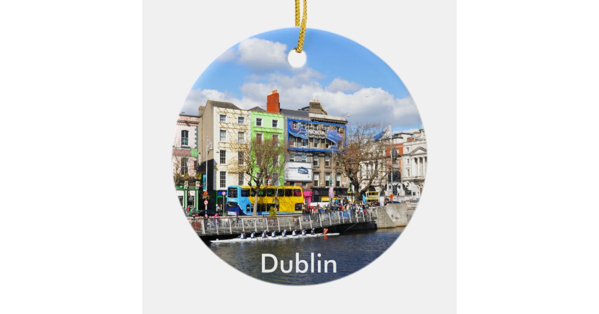 Dublin. Ireland Ceramic Ornament Zazzle