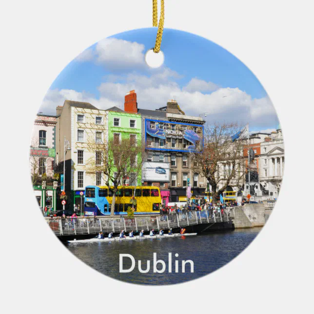 Dublin. Ireland Ceramic Ornament Zazzle