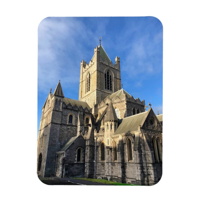 Dublin Ireland Christ Church Cathedral landmark ar Magnet (Vertical)