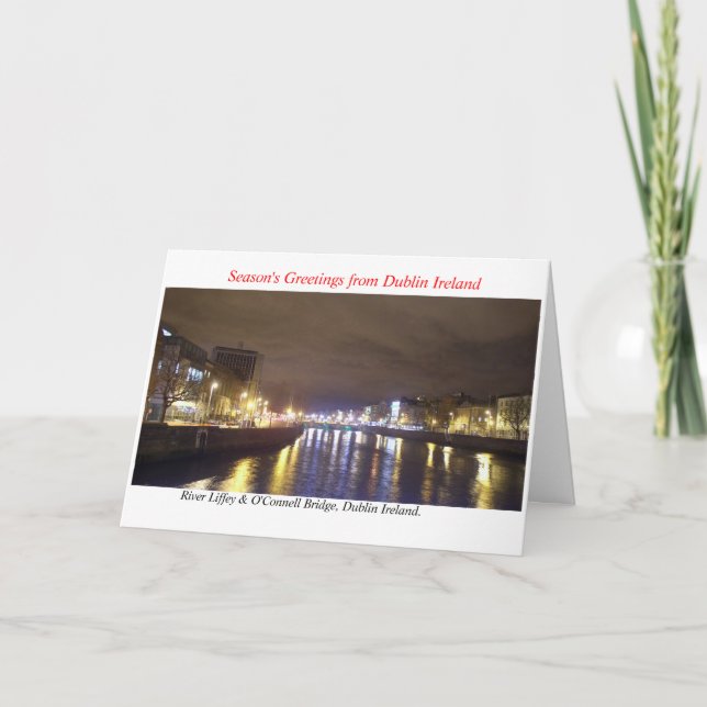 Dublin Ireland Christmas Card (Front)