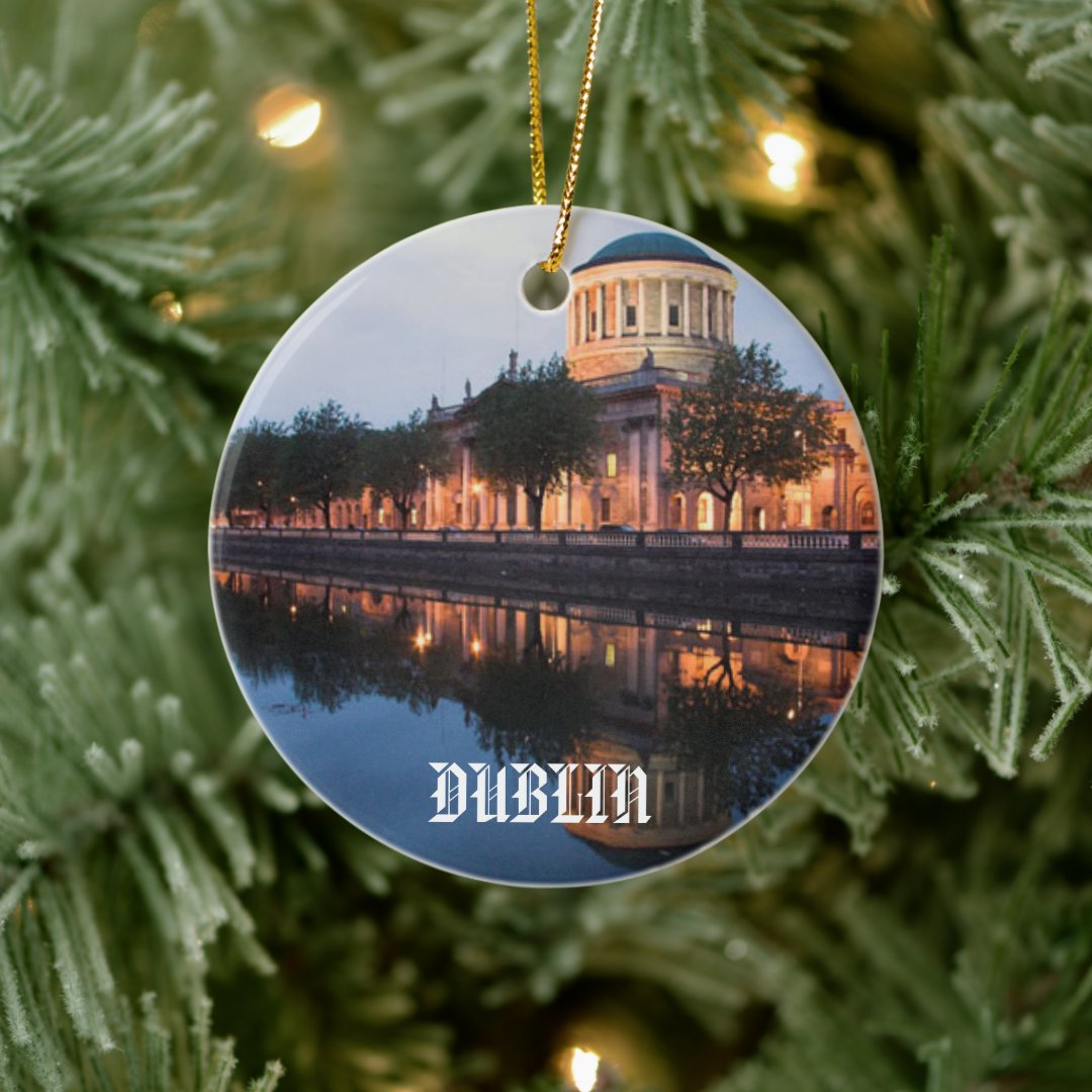 Dublin Ireland Christmas Ornament Zazzle