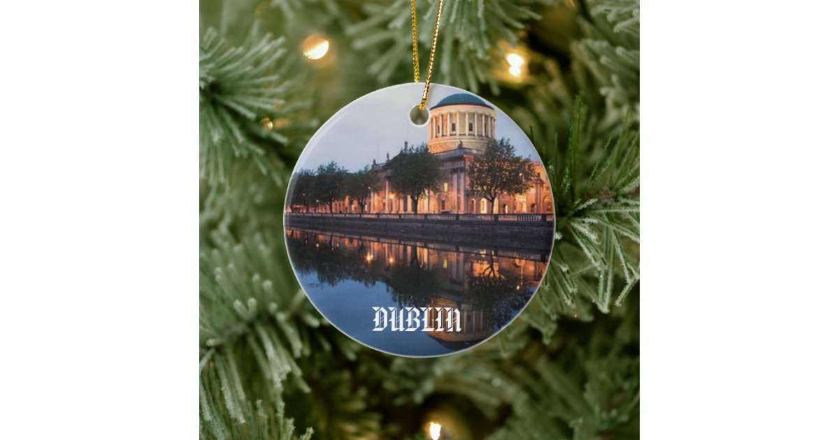 Dublin Ireland Christmas Ornament | Zazzle