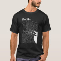 Dublin Ireland Classic City Map Graphic