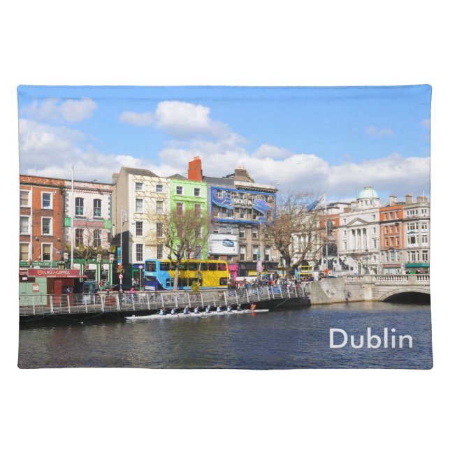 Dublin. Ireland Cloth Placemat (Front)