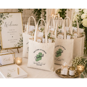 Dublin Ireland Destination Wedding Favors Tote Bag