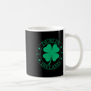 Dublin Ireland East 988 Clover Leaf Shamrock St. P Coffee Mug