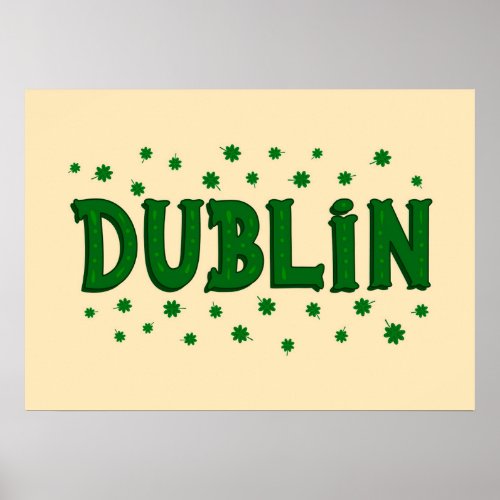Dublin Ireland Poster