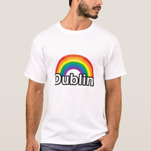 DUBLIN PRIDE RAINBOW _png T_Shirt