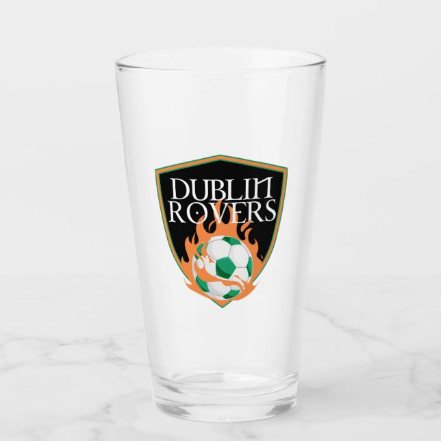 Dublin Rovers Pint Glass (Front)